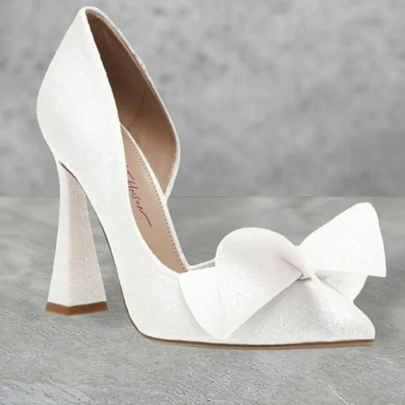 Betsey Johnson Nobble Sparkle Glitter Pumps Womens Size 7 - Picture 4 of 14